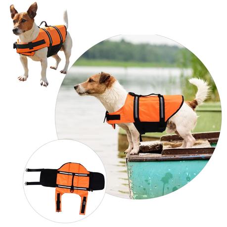 Bestby - Adjustable Buoyant & Reflective Swimming Vest For Medium Dog - Image 7