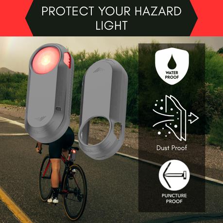 AICOM - Bicycle Taillight Protective Cover for Garmin Varia RTL515 - Black - Image 10