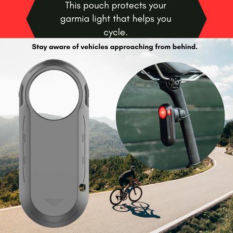 AICOM - Bicycle Taillight Protective Cover for Garmin Varia RTL515 - Black - Image 12