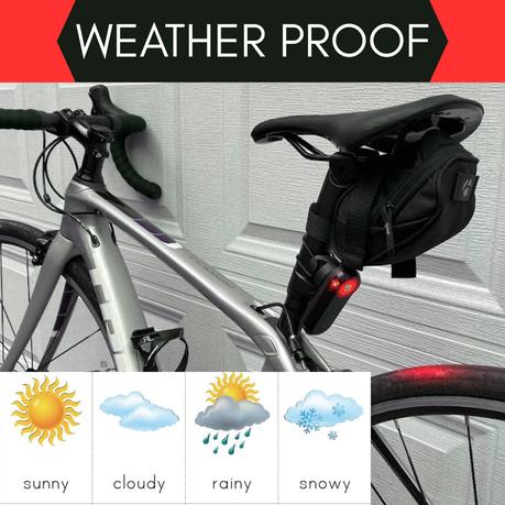 AICOM - Bicycle Taillight Protective Cover for Garmin Varia RTL515 - Black - Image 5