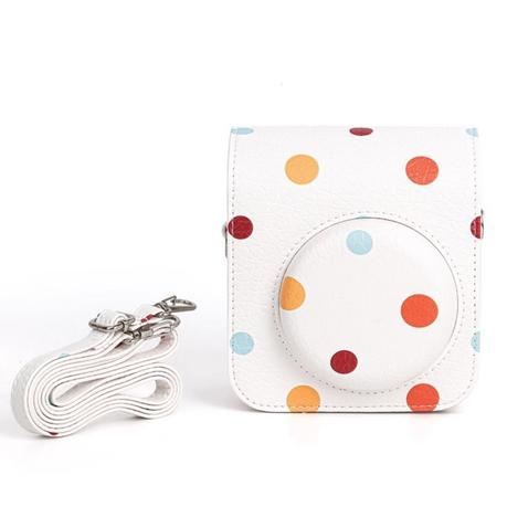 AICOM - Instant Camera Bag with Polka Dots for Polaroid Mini 11/12/40
