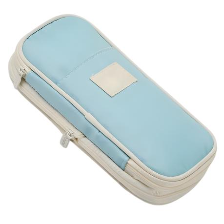 Bestby-Large Capacity Multi-pocket Pen Pencil Case Stationery Organizer Bag