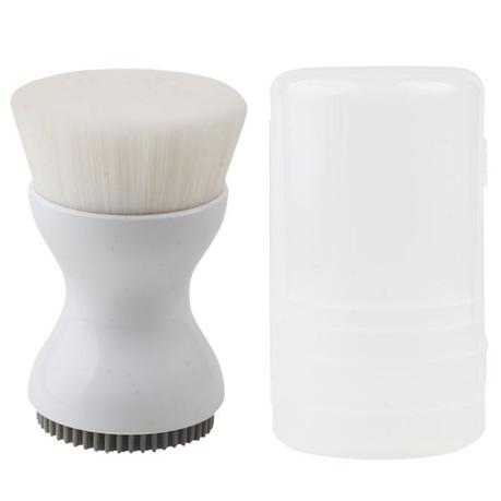 Bestby - Hair Bristles & Silicone Double-Ended Facial Cleansing Brush