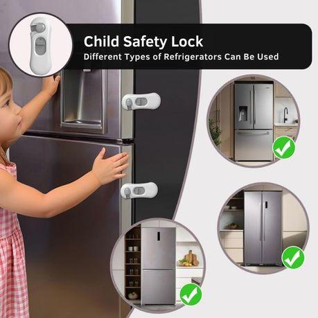 5 Piece Cabinet Safety Locks - PVC Baby Proofing for Drawers & Doors - Image 5